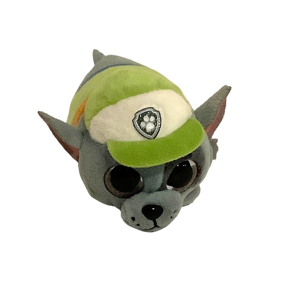 TY Paw Patrol Rocky The Recycling Puppy Dog Stuffed Plush Animal Toy 4‎ Inch